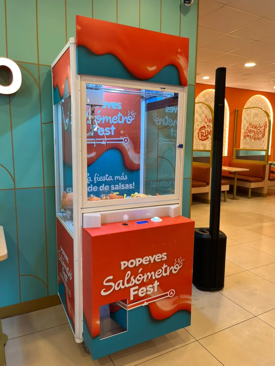 Máquina Salsómetro Fest de Popeyes