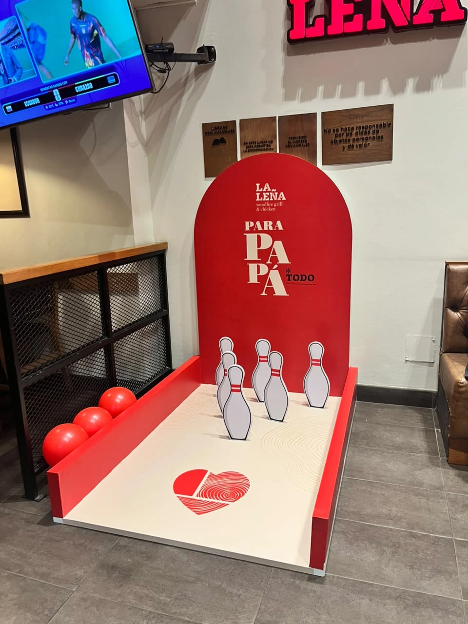 Bowling Para Papá de La Leña, por el Día del Padre