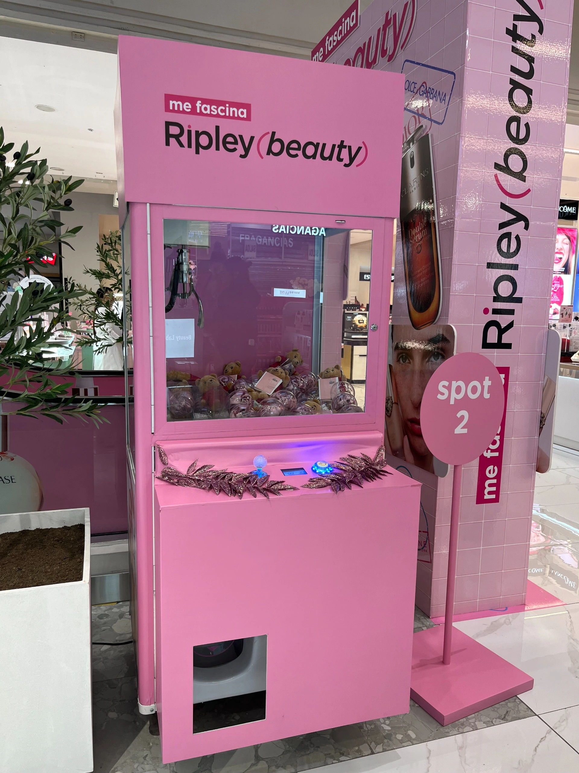 Máquina de peluches de Ripley Beauty